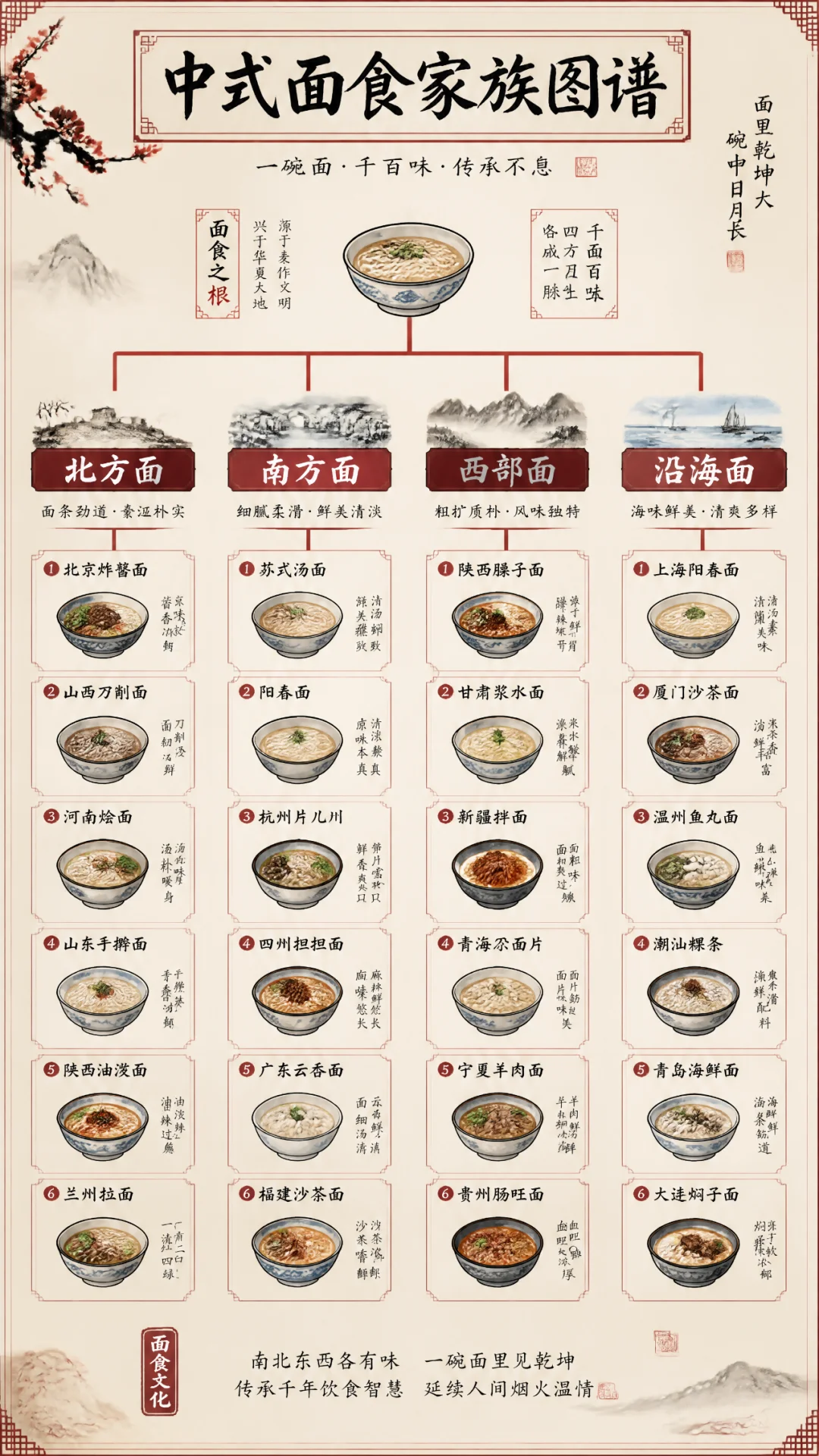 Chinese noodle family tree