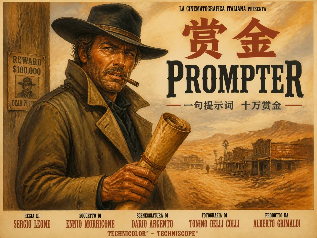 Italian western poster