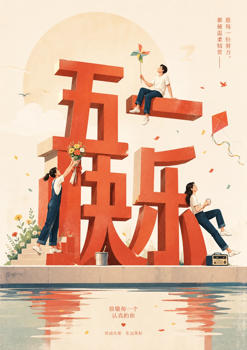 Generated Labor Day poster