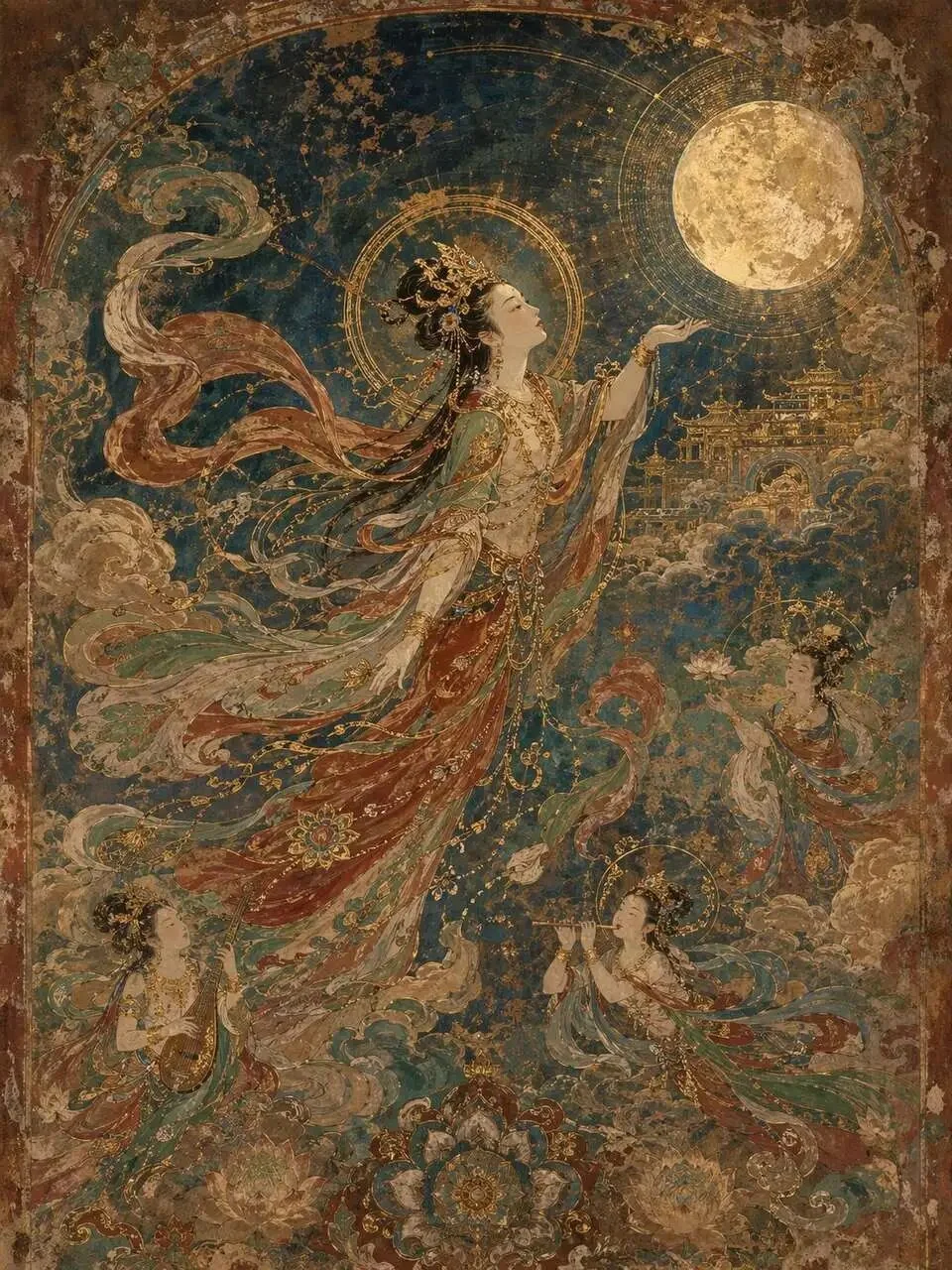 Dunhuang - Flying Apsara