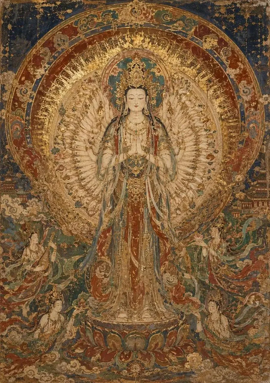 Dunhuang - Thousand-Armed Avalokitesvara