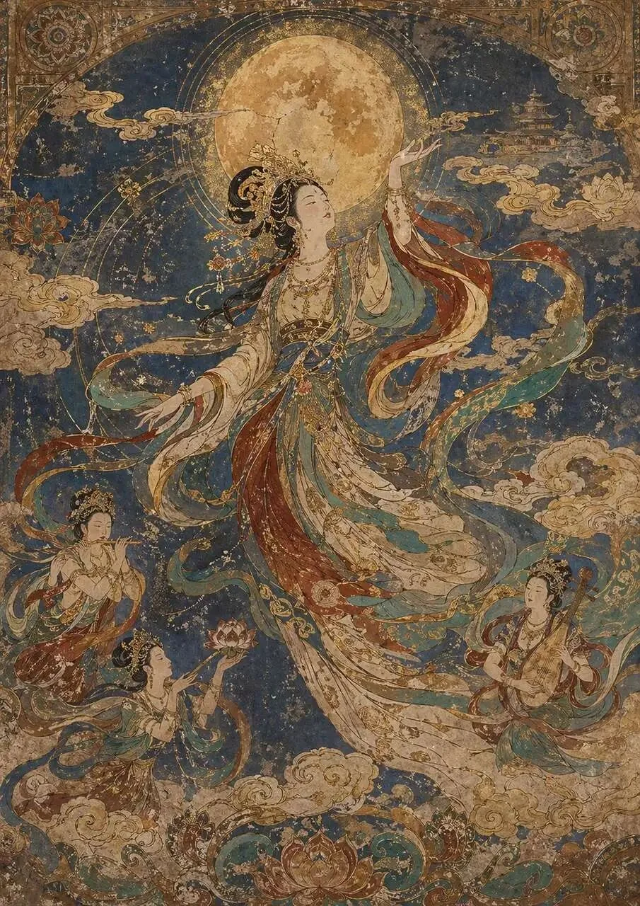 Dunhuang - Chang'e Flying to the Moon