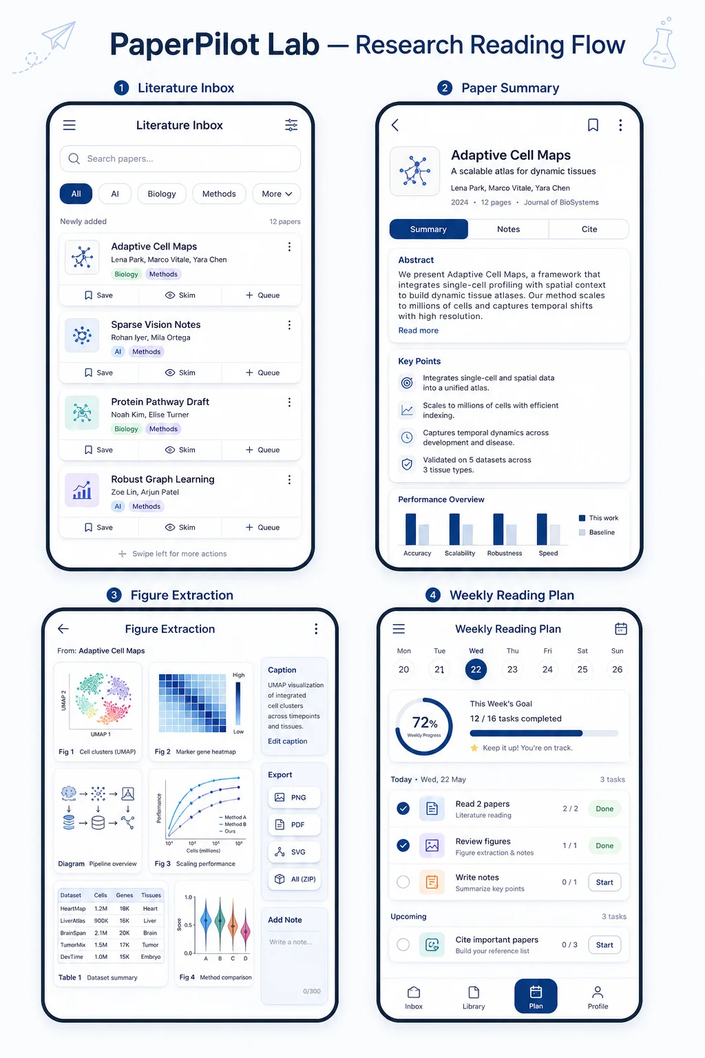 Literature App Design